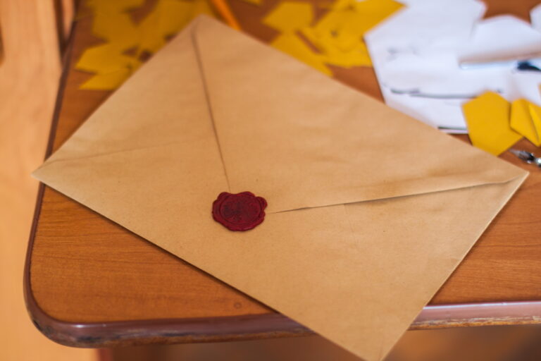 Old sealed envelope